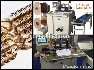 China Máquina obligatoria doble DCA520 del anillo con la pieza de la suspensión para el calendario proveedor