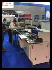 Máquina cerrada del alambre automático con la función de perforación PBW580 del agujero para el calendario proveedor